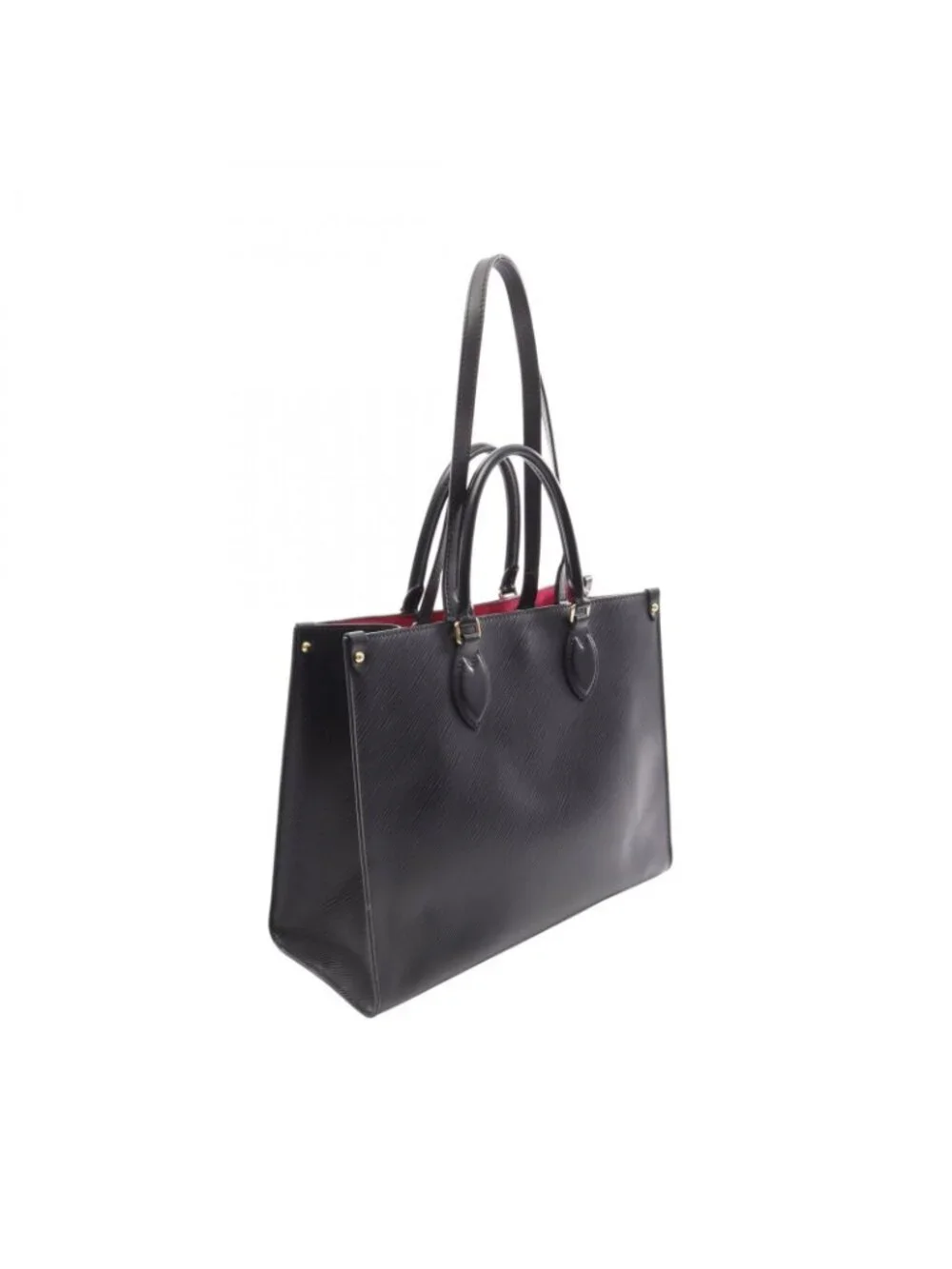 Louis Vuitton Tote On The Go MM Noir Leather